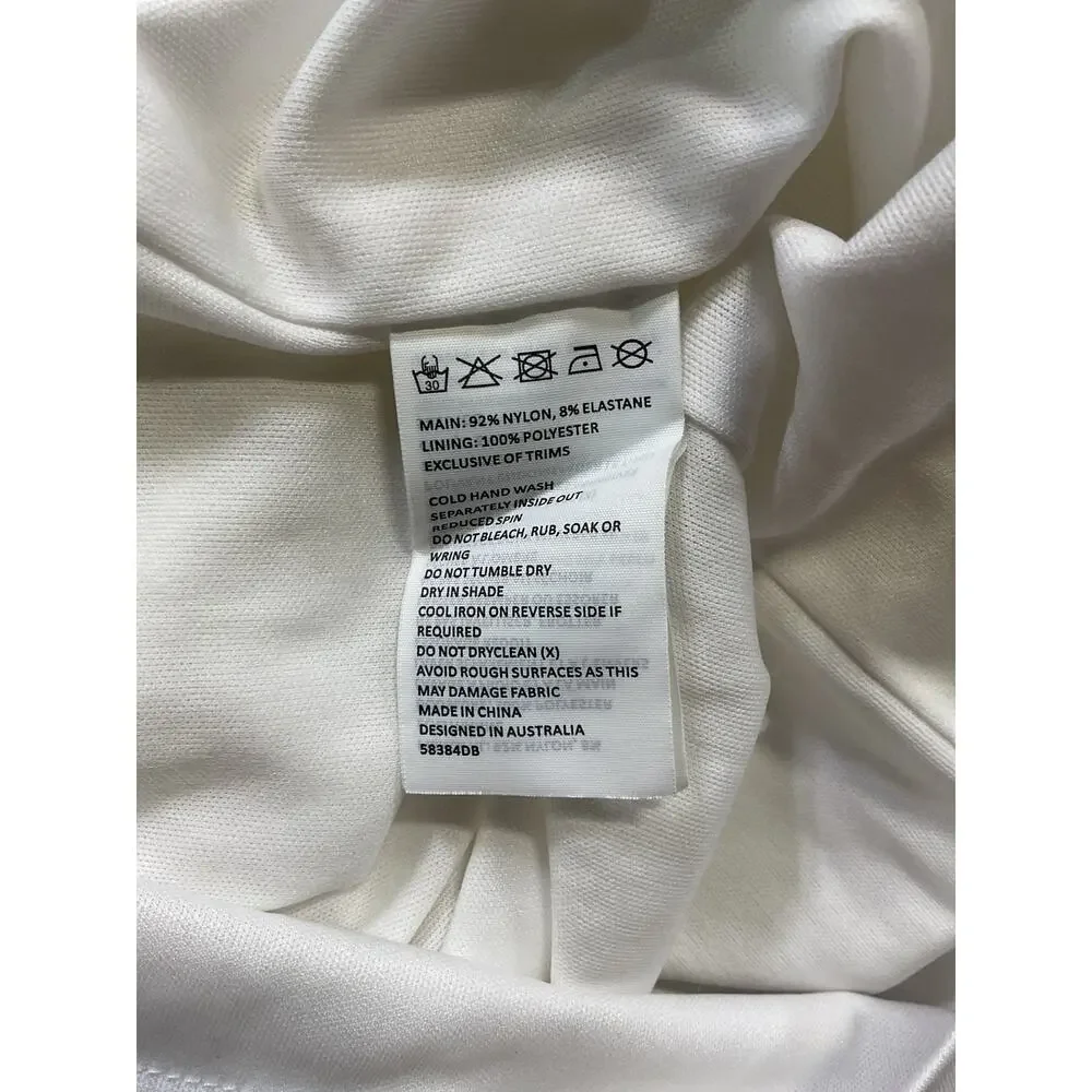 Bardot 'Ramona' White Corset Mesh Dress Size 6 - Picture 5 of 5